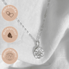 a handmade, waterproof and hypoallergenic necklace for women