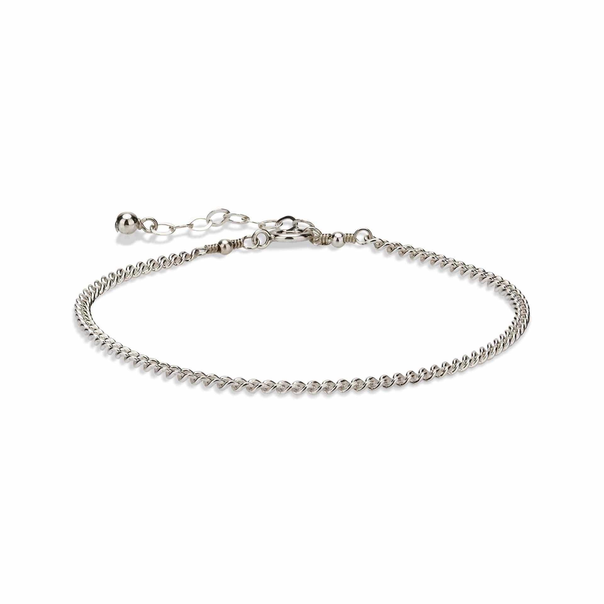 Silver Gourmet Chain Bracelet, popular Gourmet Bracelet, Dainty Adjustable Bracelet, Gift For Her, Handmade 925 Silver Bracelet